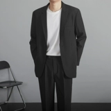 Мужской комплект, штаны для отдыха, демисезонный костюм, куртка, изысканный стиль