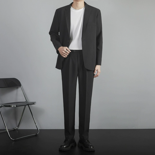 Мужской комплект, штаны для отдыха, демисезонный костюм, куртка, изысканный стиль