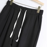 Демисезонный трендовый костюм, осенние штаны, в корейском стиле, свободный прямой крой