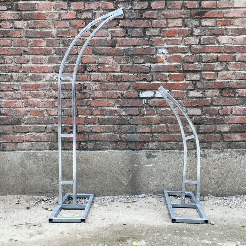 Christmas Store Check-In Style Circular Horn Gate Ivory Ram's Horn Gate Wedding Arch Stand Shop Opening Decoration