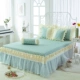 giường bằng vải bông váy phong cách bedspread duy nhất mảnh mùa hè chúa gió ren flounced bông tấm trải giường để bảo vệ 1.5 / 1.8m - Váy Petti drap giường có viền