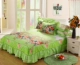 Bông bedspread giường váy một mảnh giường bông bìa trượt đôi khăn trải giường Simmons đặt 1.5m1.8 mét Hàn Quốc - Váy Petti