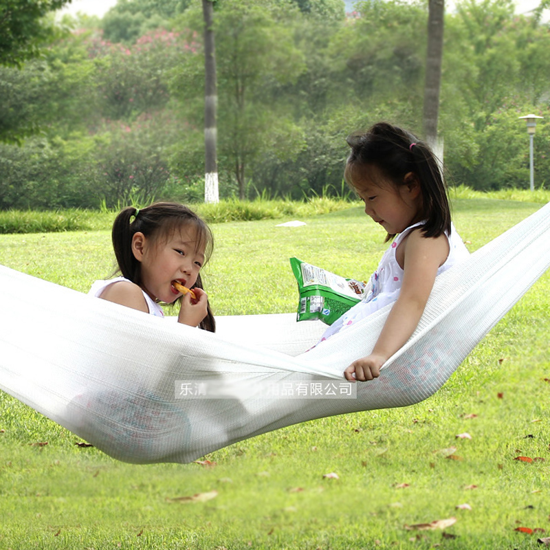 Ice silk hammock outdoor picnic camping anti-rollover dense mesh breathable dormitory outdoor swing mesh hanging chair summer
