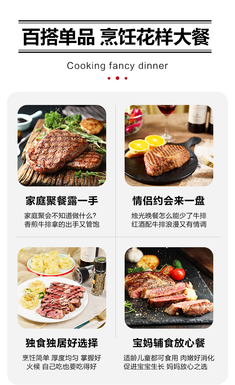 CP正大 整切牛排套餐 130g*10袋 图8