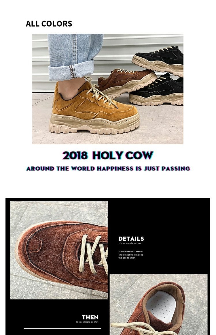 仔 艺 2018 mùa đông phiên bản mới của Hàn Quốc về xu hướng giày nam thấp, giày bf hoang dã dành cho nam giày thể thao giá rẻ
