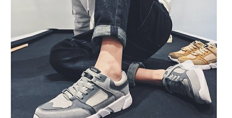 Hồng Kông Aberdeen văn học nam Hong Kong sneakers nam mùa thu Phiên bản Hàn Quốc của xu hướng giày đế thấp giày thể thao chính hãng