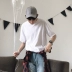 Áo phông nam văn học Aberdeen 2018 hè mới màu đơn giản áo thun cotton ngắn tay áo cổ tròn học sinh áo phông nam đẹp Áo phông ngắn