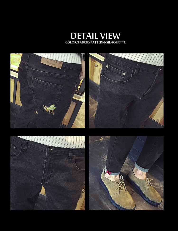 Jeans pour adolescent pieds Slim pour automne - Ref 1480696 Image 42