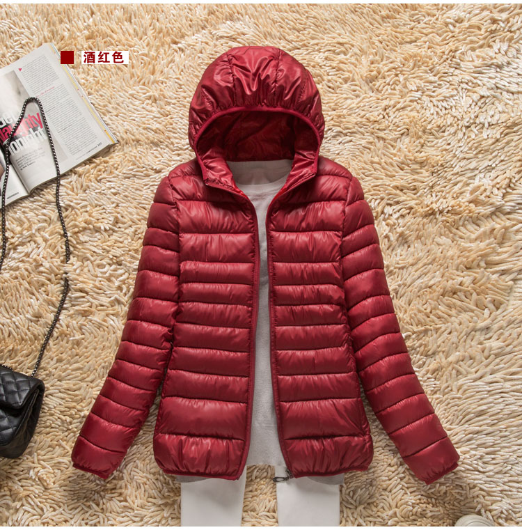 Mùa thu đông 2018 mới nhẹ xuống áo khoác cotton nữ phiên bản ngắn của Hàn Quốc mẫu áo phao dáng dài đẹp