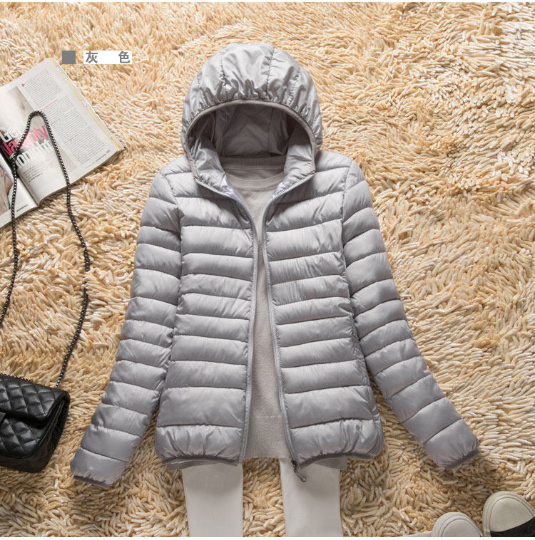 Mùa thu đông 2018 mới nhẹ xuống áo khoác cotton nữ phiên bản ngắn của Hàn Quốc mẫu áo phao dáng dài đẹp