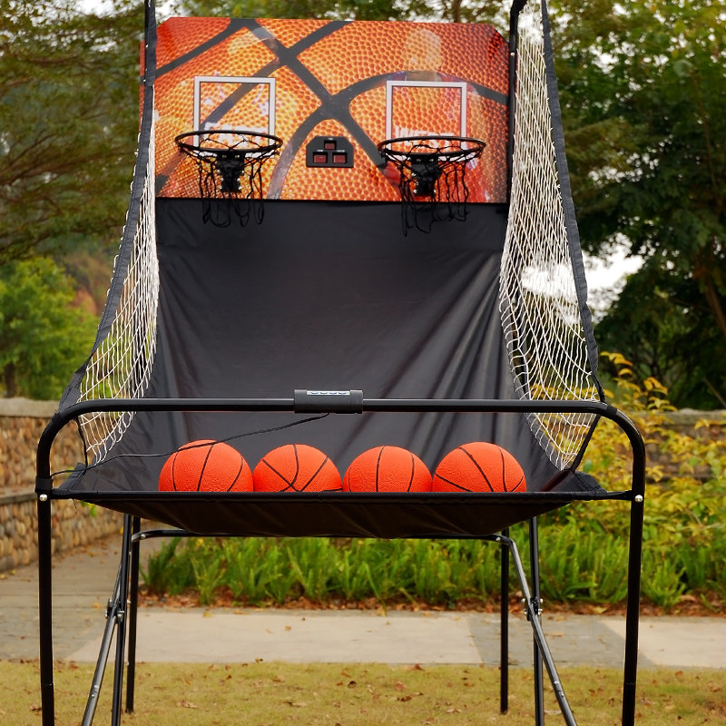 [USD 88.79] Special Price Double Basketball Throwing Machine Children