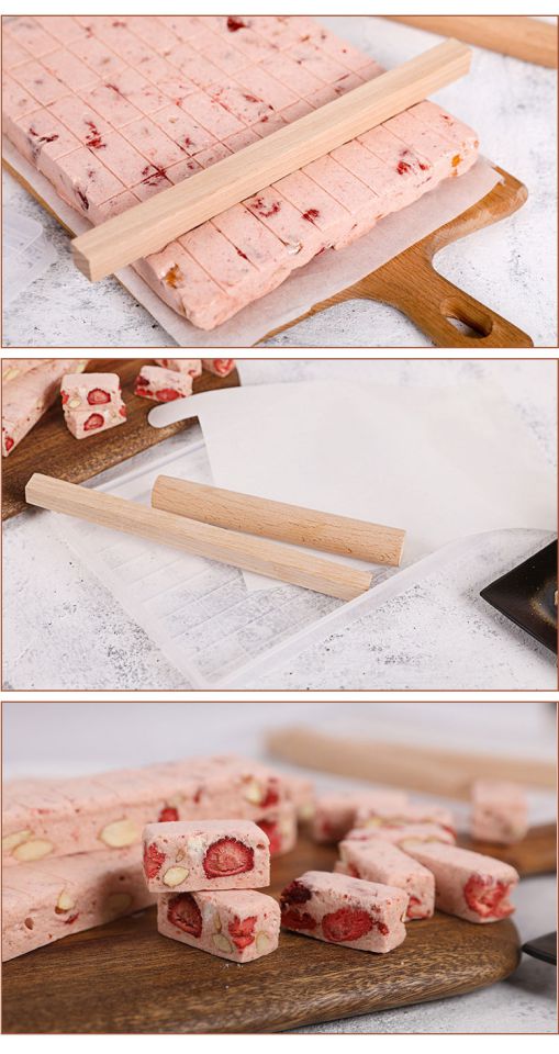 Nougat công cụ thiết lập tự làm bông tuyết khuôn chống dính tấm nhựa cào giấy - Tự làm khuôn nướng khay làm kem