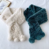 Двусторонний шарф, удерживающая тепло накидка, в корейском стиле