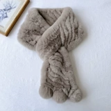 Двусторонний шарф, удерживающая тепло накидка, в корейском стиле