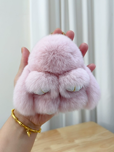 Оригинальный маленький кролик, подвеска, украшение на сумку, милый брелок, плюшевая кукла