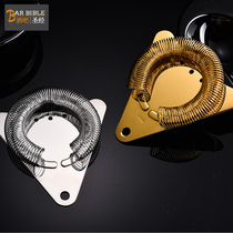 Bar bartending triangular stainless steel ice filter triangular filter leakage ice separator filter ice Straine