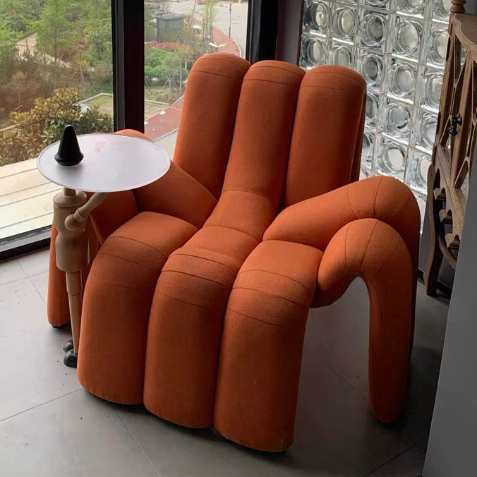 Nordic Wind Nets Red Classic Designer Styling Sofa Bionic Spider Casual Sloth Sofa Functional Single Chair