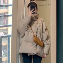 2020 winter new cotton clothes womens quilted jacket Korean version oversize explosion cotton coat thickened ins port wind Harajuku