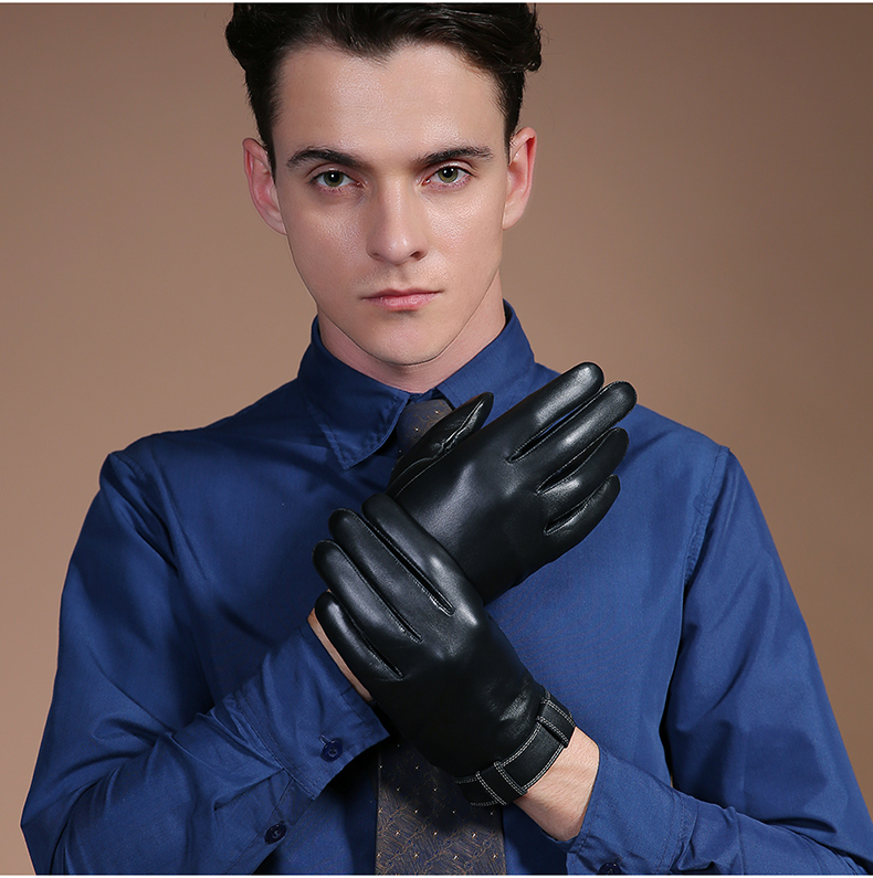 Gants pour homme en peau de mouton - Ref 2781501 Image 13