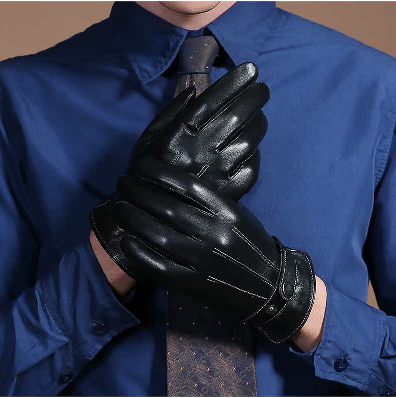 Gants pour homme en peau de mouton - Ref 2781501 Image 11