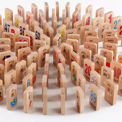 Children's educational early childhood awareness Chinese character toys 1-100 digital building blocks 3-4-5-6 years old