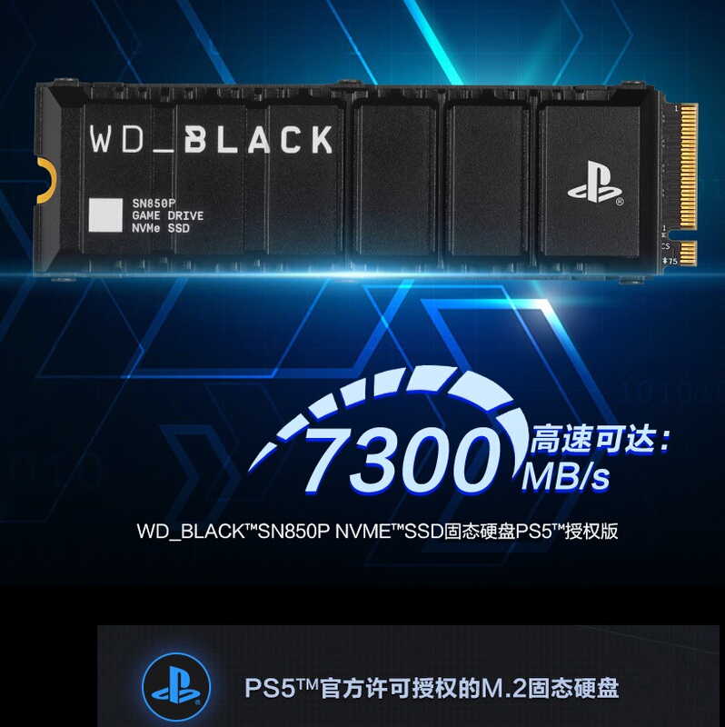 Western Digital/Wd Solid State Drive M.2 2280 Nvme Protocol Sn850P Pcie4.0 Ps5 Authorized