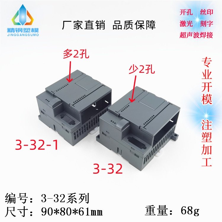 兼容西门z外壳 PLC控制壳 3-32尺寸90*80*61MM控制器壳体