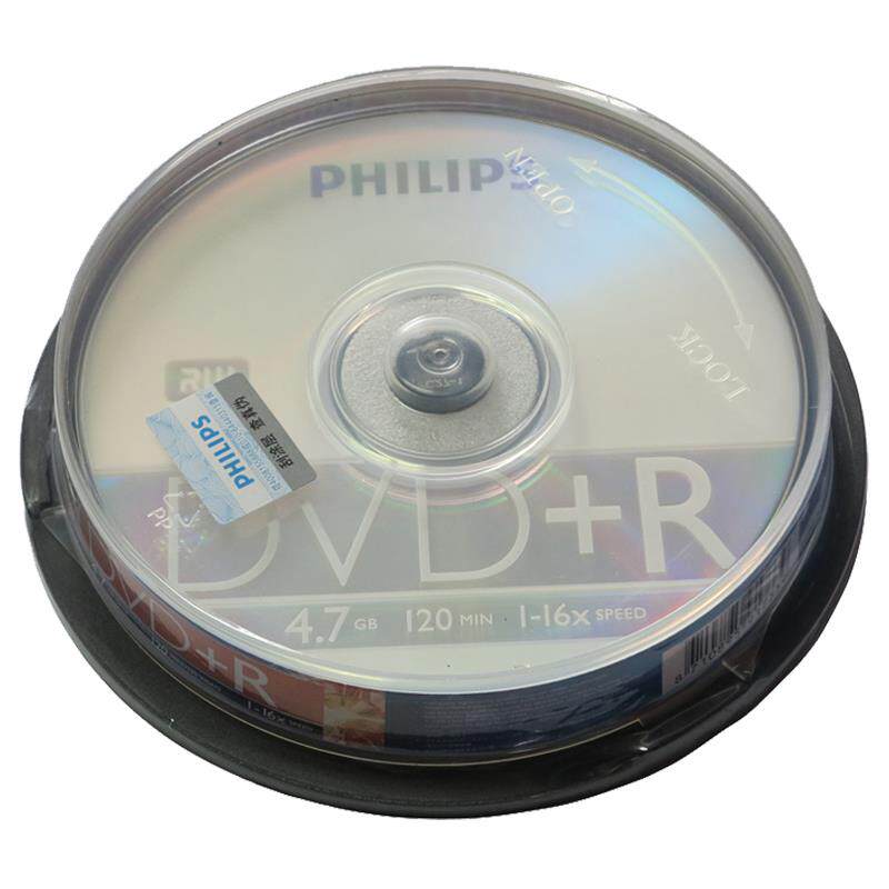 Philips brand's 10-piece packaged DVD R4 7G blank burn CDs Line goods overvalued