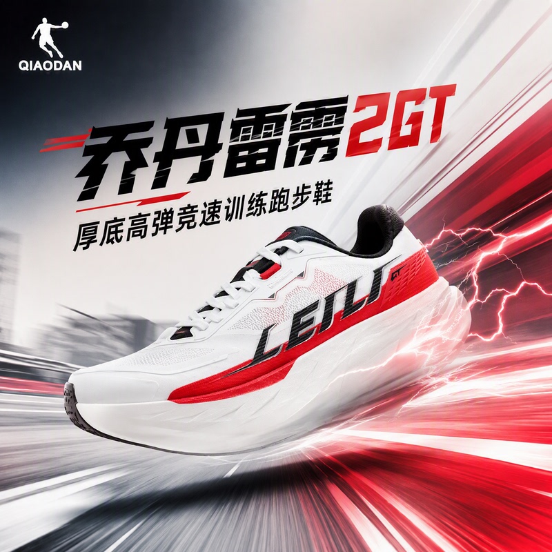 Jordan Thunder 2Gt Men's and Women's Thick-Soled High-Elastic Racing Training Running Shoes Shock-Absorbing Rebound Anti-Slip Professional Sports Shoes Jordan Thunder 2Gt Men's and Women's Thick-Soled High-Elastic Racing Training Running Shoes Shock-Absorbing Rebound Anti-Slip Professional Sports Shoes