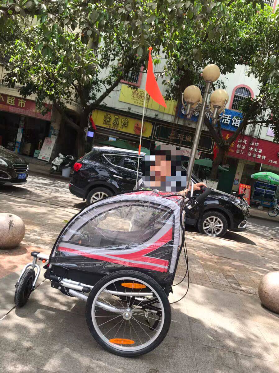 Trekking Trolley Tricycle Shock Absorbing Trolley Long Distance Travel Trolley Bike Trailer