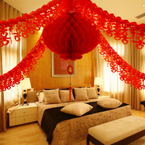 Wedding house decoration pull flower wedding room layout package new pull flower dress dress