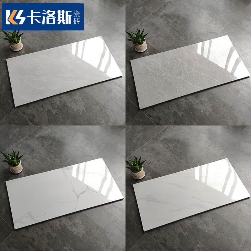 Minimalist modern grey 400x800 tonbody marble tile Kitchen Makeup Room Living Room Wall Brick TV Background