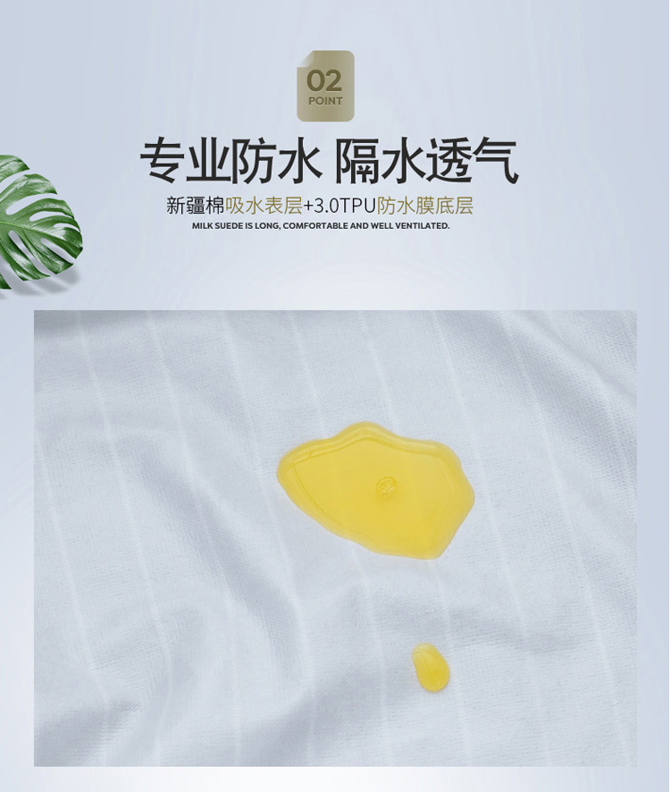 Bông chống thấm giường một mảnh bông chần Simmons bảo vệ che mui giường trải giường dày chống trượt nệm - Trang bị Covers Ga chun Everon