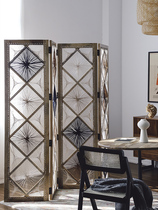  Living room screen partition room folding weaving handmade space entrance simple bed and breakfast decoration mobile folding screen