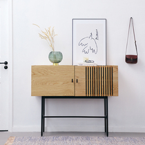  The Mazay )Organ cabinet Nordic dining side cabinet Living room entrance cabinet Small apartment Japanese simple locker