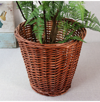 Plant pot Flower vase Flower tube Willow storage Plant cover pot flower tube Flower basket Willow flower arrangement flower basket storage tube