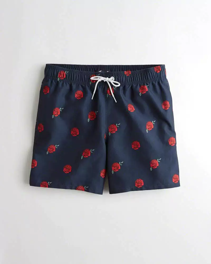 Плавательные шорты Hollister Seagulls Мужские Quick-Dry Five-point Swimming Slot Летние AF Прибрежные пляжные штаны Горячее весеннее большие размеры
