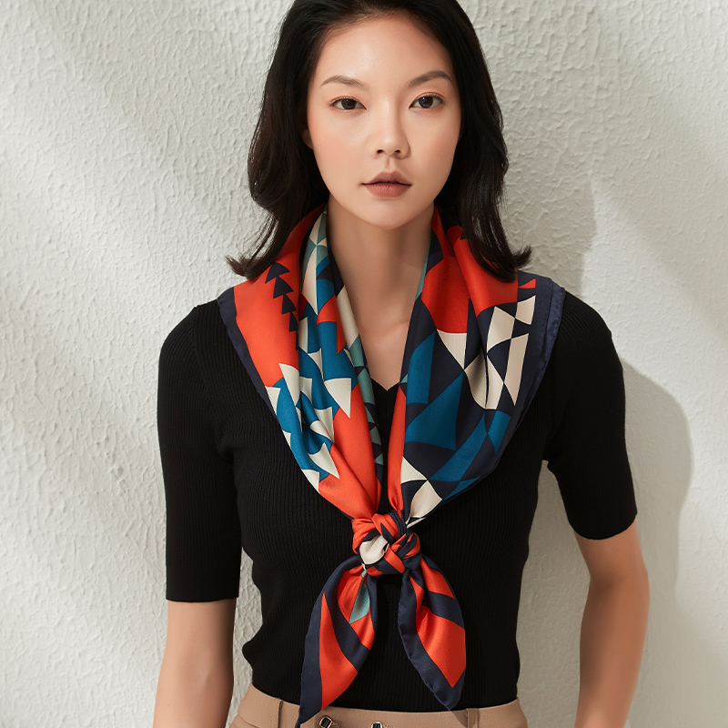 Shanghai Story Dunhuang series true silk mother silk scarves gifts 100 hitch a fashion foreign spring and autumn days MAGIC LANDSCAPE