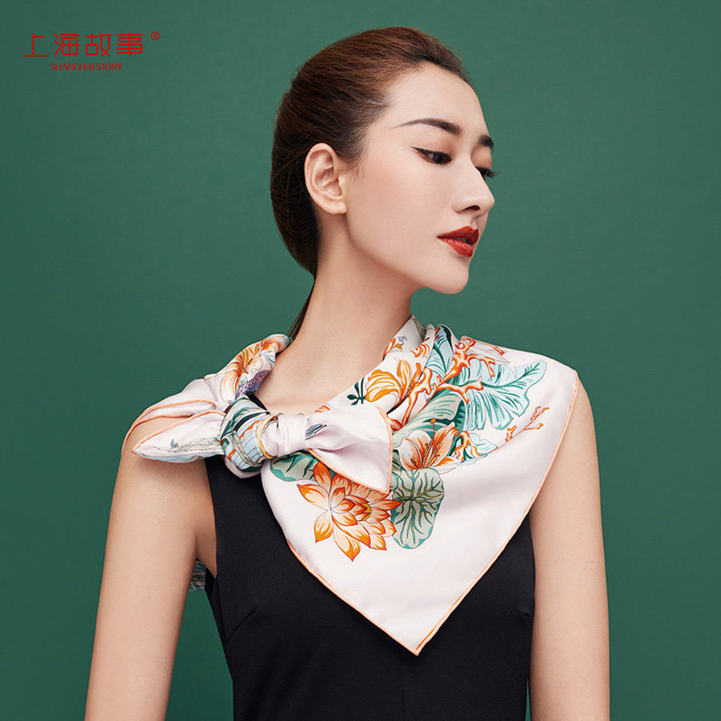 Shanghai Story Forbidden City Palace Palace Culture Joint Special Cabinet Real Silk Scarlet Girl Spring Autumn Mom Birthday Gift Little