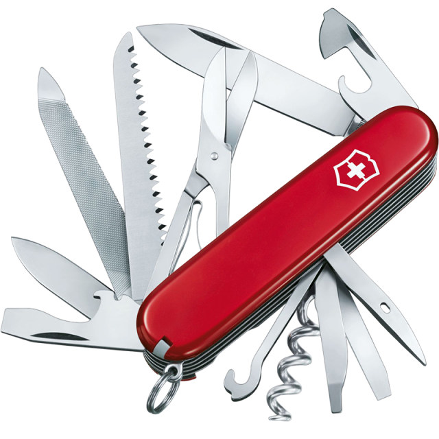 Victorinox Army Knife Swiss Sergeant Knife 91mm1.3763 ​​​​Ranger Folding Function Knife ມີດອະເນກປະສົງ