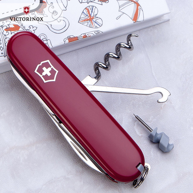 ດັ້ງເດີມ Victorinox Swiss Army Knife 91MM simple 1.3405 Victorinox multi-function ມີດ counter ແທ້