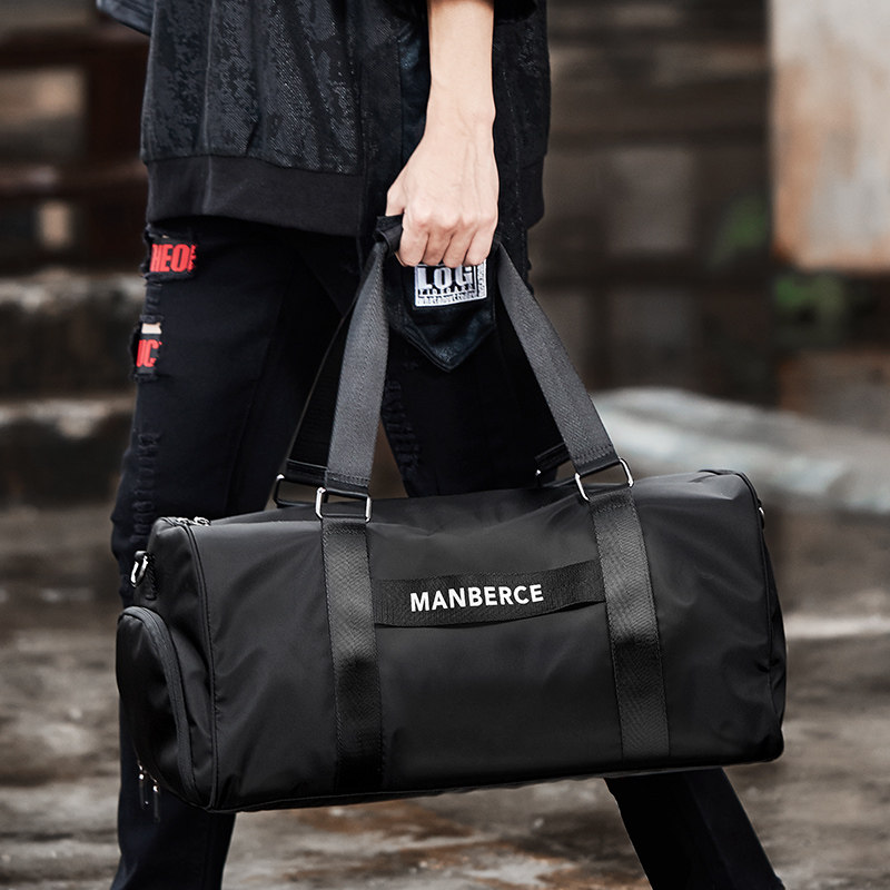 Sports dry and wet separation travel bag men's portable large-capacity lightweight short-distance travel training fitness storage luggage bag