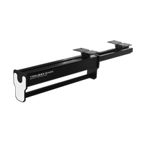 Deep wardrobe hanging clothes rail cabinet wardrobe top-mounted longitudinal pull-out telescopic trouser rack storage slide rail clothes hanger rod