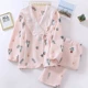 Bonsai Flower Kimono Cotton Pink