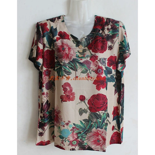 Летняя фигурка, футболка polo для матери, для среднего возраста, короткий рукав, делается под заказ