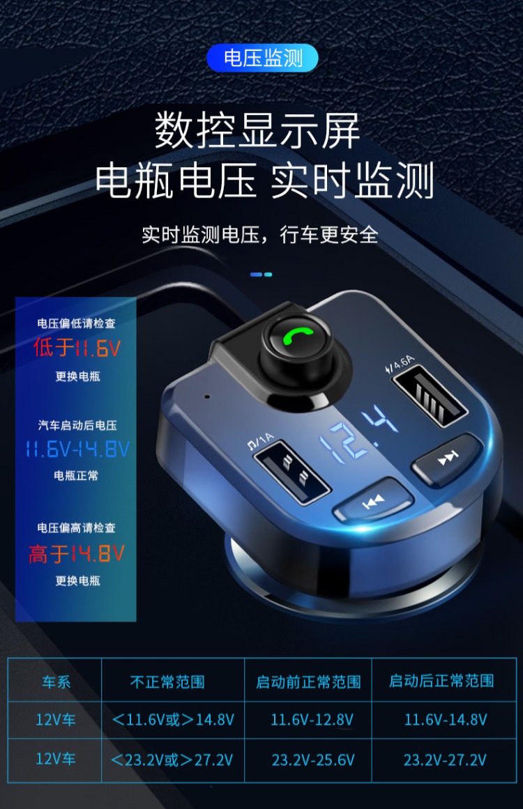 Máy nghe nhạc MP3 đa chức năng Bluetooth nhận nhạc lossless xe thuốc lá nhẹ hơn USB xe sạc p3 - Trình phát TV thông minh củ phát wifi 2 râu