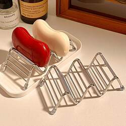 W-shaped soap box draining box soap rack 2025 New arrival For Home soap box student dormitory toilet