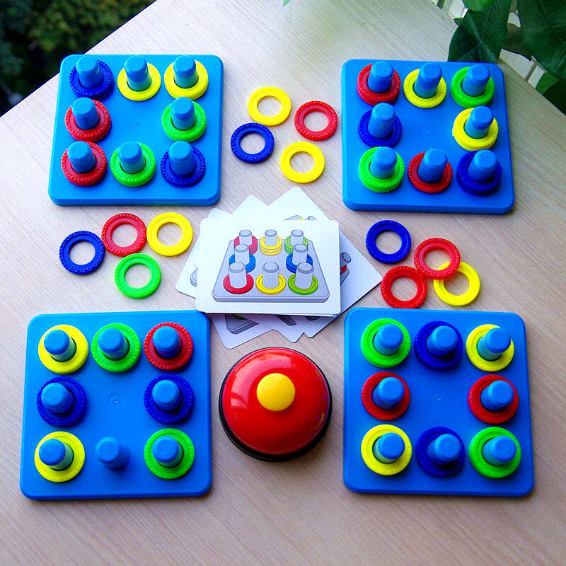 Color Pairing Snatched Answer Questions Contest Parenting Interactive Reaction Force Special Attention Training Children Color Cognition Toys