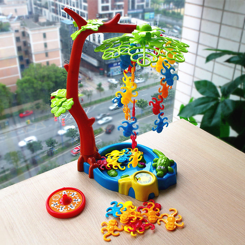 Monkey Swing with Parenting Interaction Game Hand Eye Coordination Balance Training Teaching Aids Puzzle Toys Early Education Table Tours 3-6