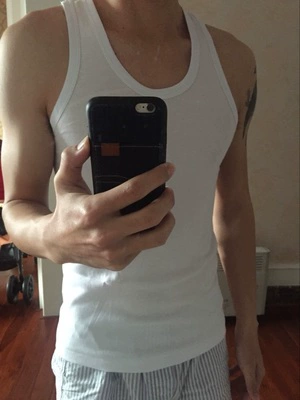 Nam mùa hè cotton vest vòng cổ thoáng khí chủ đề đáy áo thanh niên từ Slim nhanh chóng làm khô vest bông sling áo ba lỗ tanktop nam